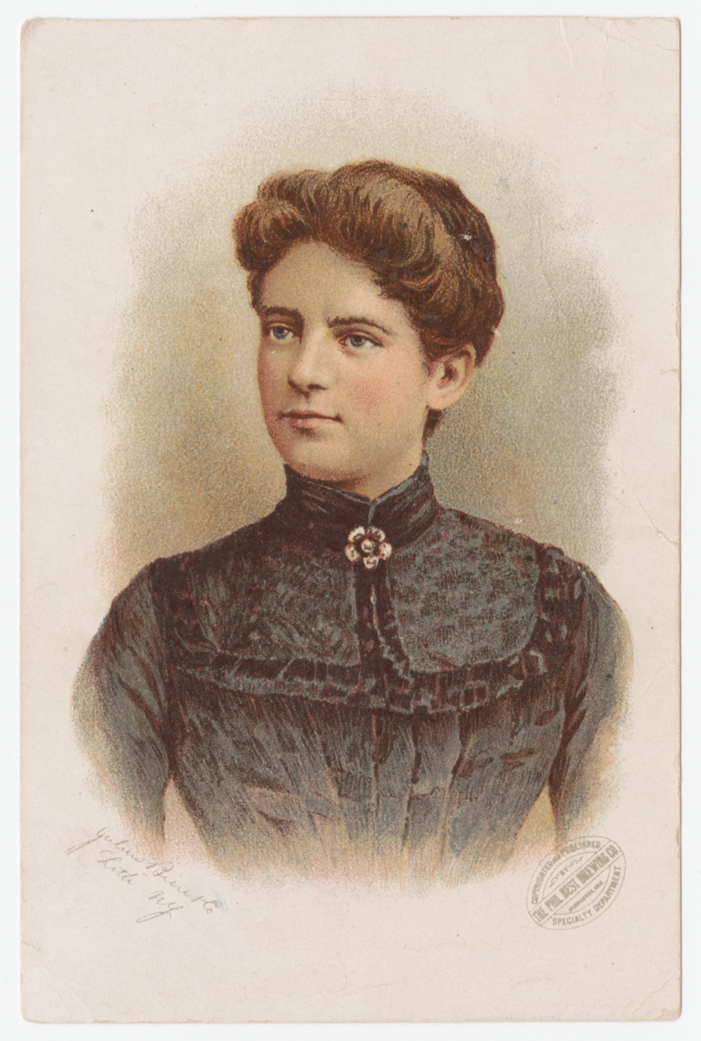 Mrs. President Cleveland trade card