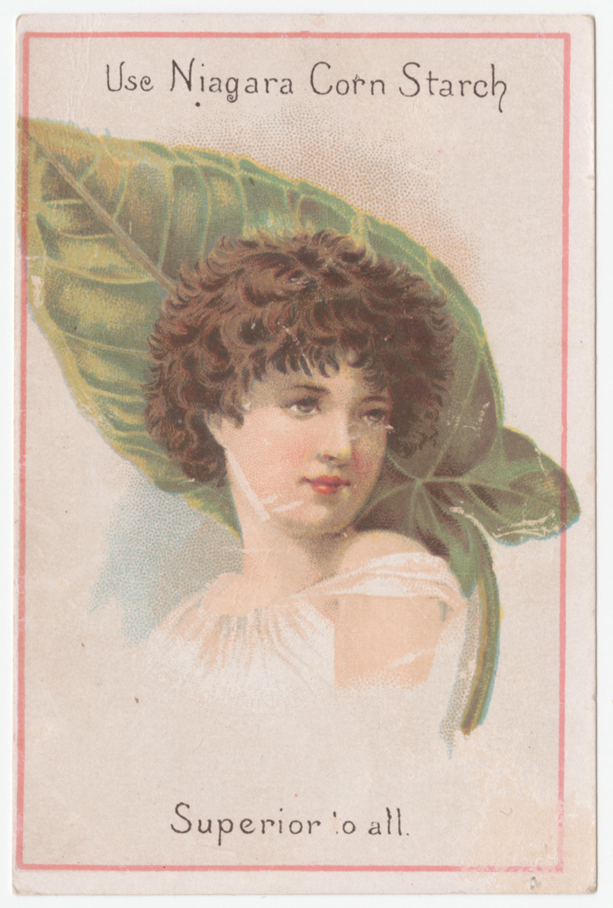 "Use Niagara Corn Starch Superior to all" trade card