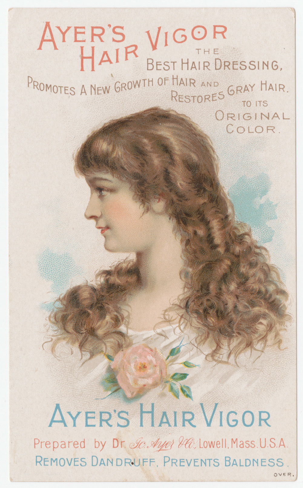 "Ayer's Hair Vigor" trade card