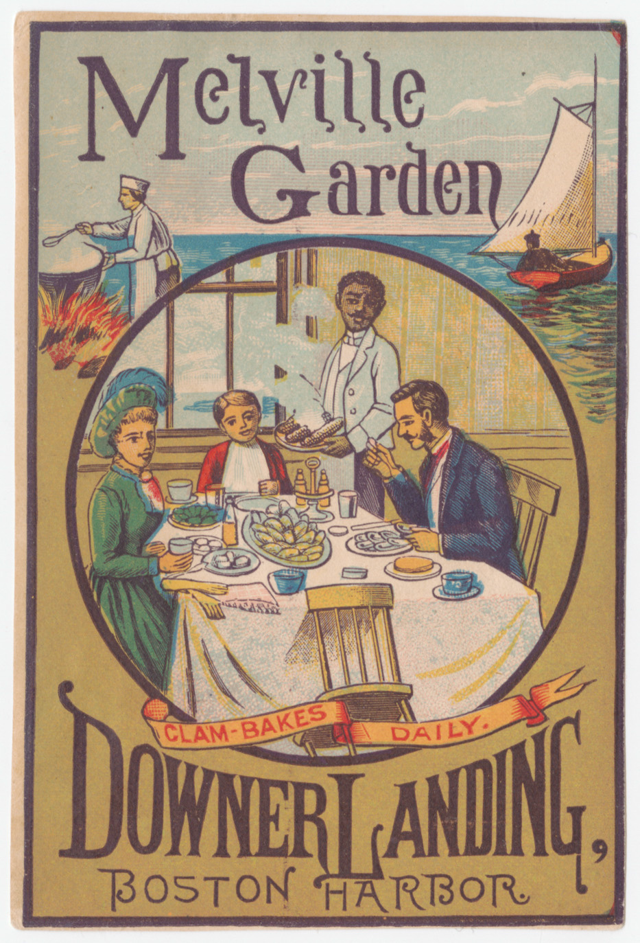 Melville Garden trade card