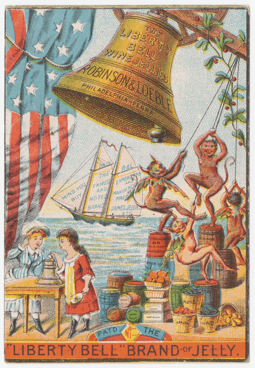 "Liberty Bell Brand of Jelly" trade card